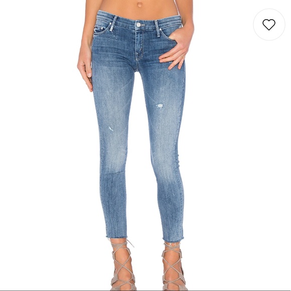 MOTHER Denim - Mother the looker Ankle fray denim jeans